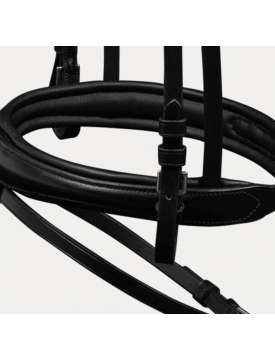 TESTIERA WALDHAUSEN IN CUOIO CLINCHER ARGENTO-28174