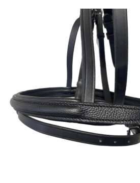 BRIGLIA SOFT IN CUOIO E PELLE MORBIDA CON REDINI-28242