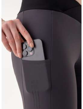 LEGGINGS EQUILINE GRIGIO FULL GRIP FELPATO-28257