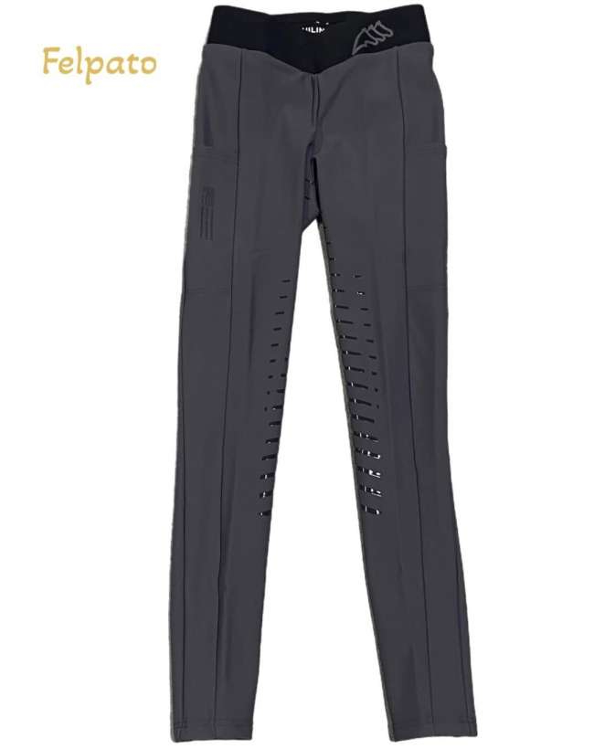 LEGGINGS EQUILINE GRIGIO FULL GRIP