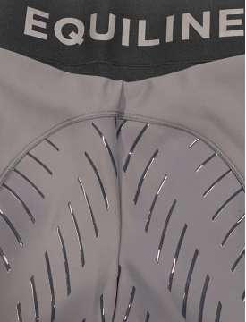 LEGGINGS EQUILINE GRIGIO FULL GRIP FELPATO-28260