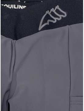 LEGGINGS EQUILINE GRIGIO FULL GRIP FELPATO-28261