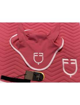 EQUESTRO SOTTOSELLA E CUFFIA ROSA-28279