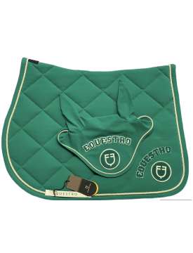 SOTTOSELLA CON CUFFIA EQUESTRO VERDE-28288