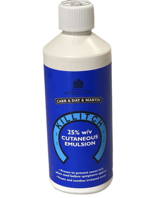 KILLITCH EMULSIONE PER DERMATITE E PRURITO SUL CAVALLO