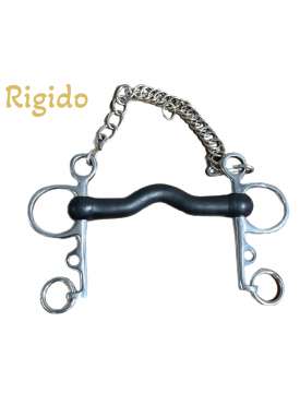 PELHAM INOX E GOMMA CON COLLO D'OCA-28413