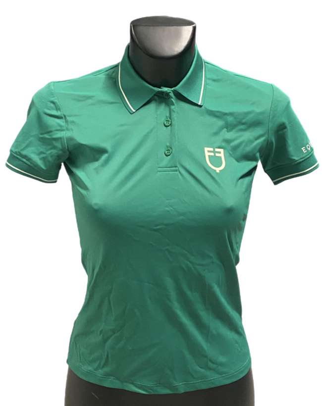 POLO EQUESTRO DONNA TESSUTO TRASPIRANTE