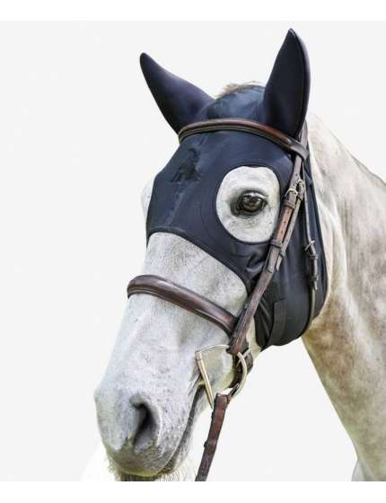 MASCHERA AL TITANIO CON ORECCHIE PER CAVALLI