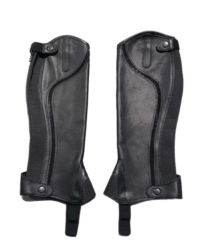 GHETTE PER EQUITAZIONE IN PELLE CON BRILLANTINI