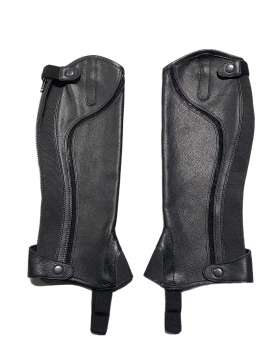 GHETTE IN PELLE CON BRILLANTINI-28573