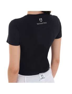 T-SHIRT EQUESTRO DONNA MONACO CON BRILLANTINI-28605