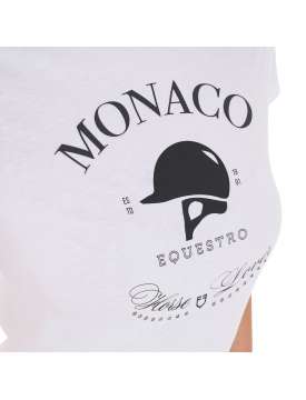 T-SHIRT EQUESTRO DONNA MONACO CON BRILLANTINI-28607