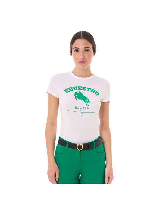 maglietta equestro horse club da donna