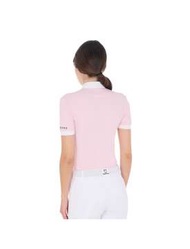 POLO DONNA EQUESTRO SLIM FIT COTONE PLISSETTATO-28766