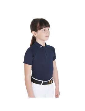 POLO DA BAMBINA EQUESTRO BIANCA E DA ALLENAMENTO-28863