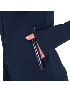 FELPA TECNICA EQUESTRO DONNA CON ZIP E STRASS-28875