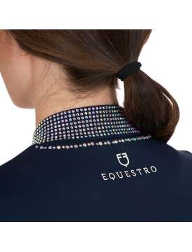 FELPA TECNICA EQUESTRO DONNA CON ZIP E STRASS-28876