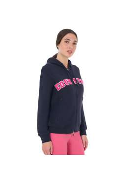 FELPA EQUESTRO DONNA SPONGE CON CAPPUCCIO-28880