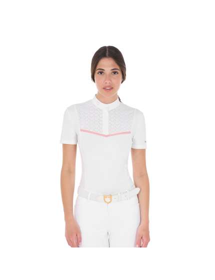 POLO BAMBINA E DONNA EQUESTRO TRAFORATED