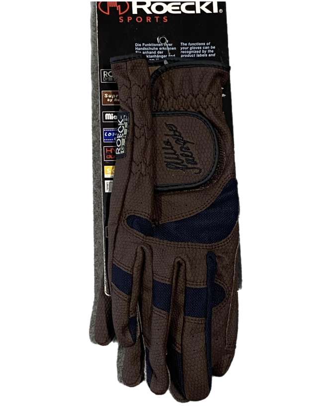 GUANTI EQUITAZIONE ROECKL MARRONI