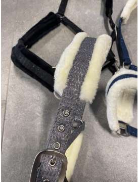 CAVEZZA SPARKLE GLITTER E PELLICCIA-28991