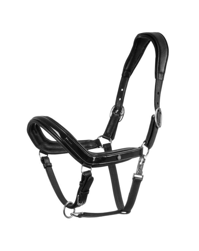 CAVEZZA EQUESTRO CUOIO LUCIDO FIBBIE ROSEGOLD