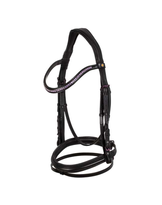 BRIGLIA EQUESTRO ANATOMICA IN PELLE