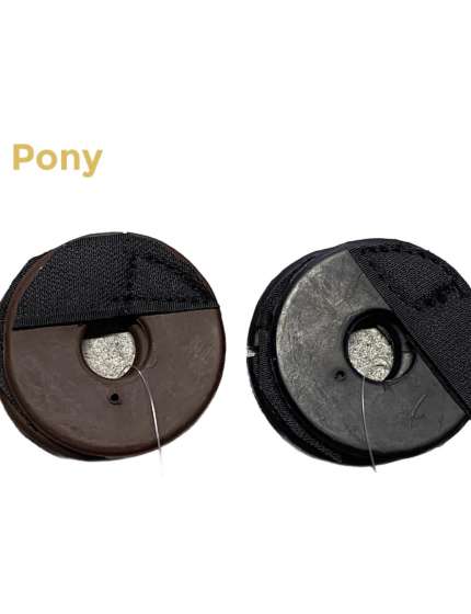 ROSETTE IN GOMMACON VELCRO PER PONY