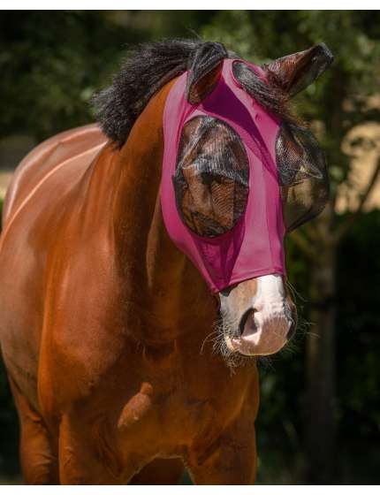 MASCHERA QHP BRAND LICRA E RETE ANTIMOSCHE