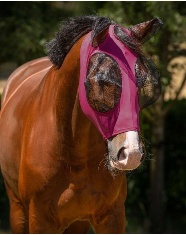 MASCHERA QHP BRAND LICRA E RETE ANTIMOSCHE