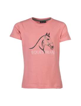 T-SHIRT BAMBINA CON STAMPA CAVALLO-29233