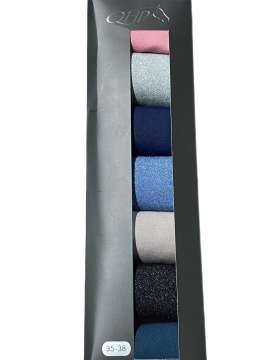 BOX 7 PAIA DI CALZE SOTTILI CON GLITTER-29238