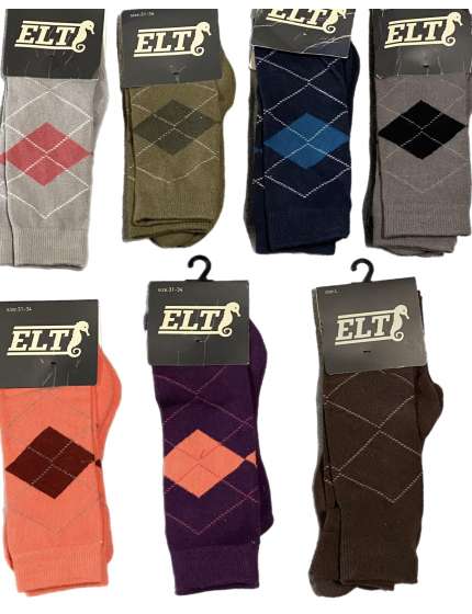 CALZE ELT RIDING IN COTONE ELASTICO
