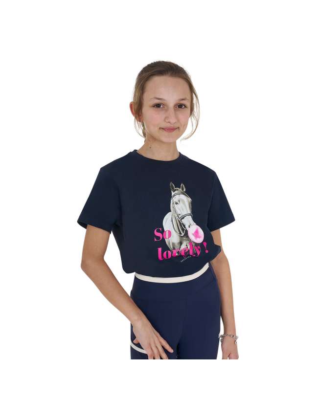 T-SHIRT EQUESTRO BAMBINA SO LOVELY