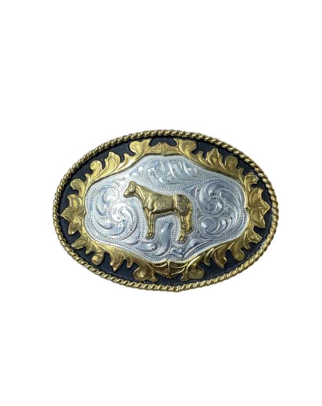 FIBBIA WESTERN CON CAVALLO
