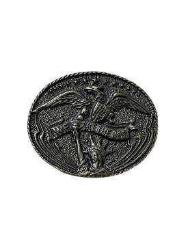 FIBBIA WESTERN IN METALLO CON AQUILA-29328