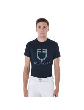 T-SHIRT EQUESTRO UOMO STAMPA A PUNTI-29335
