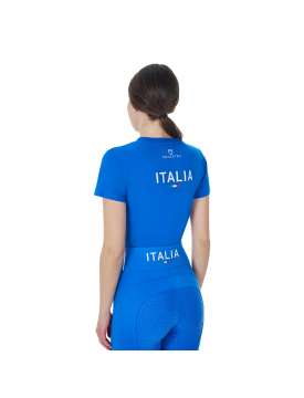 T-SHIRT SLIM FIT DONNA EQUESTRO X FISE-29347