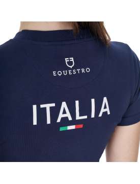 T-SHIRT SLIM FIT DONNA EQUESTRO X FISE-29349