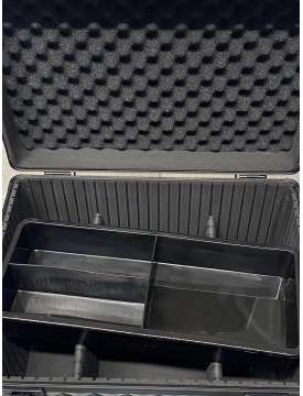 BAULETTO DIAMOND NERO CON SCOMPARTI-29458