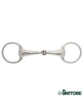 FILETTO DA CAVALLO AD OLIVA INOX VUOTO 26MM-29547