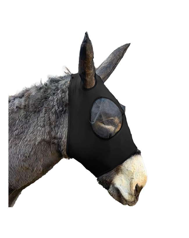 MASCHERA ANTI MOSCHE PER ASINO