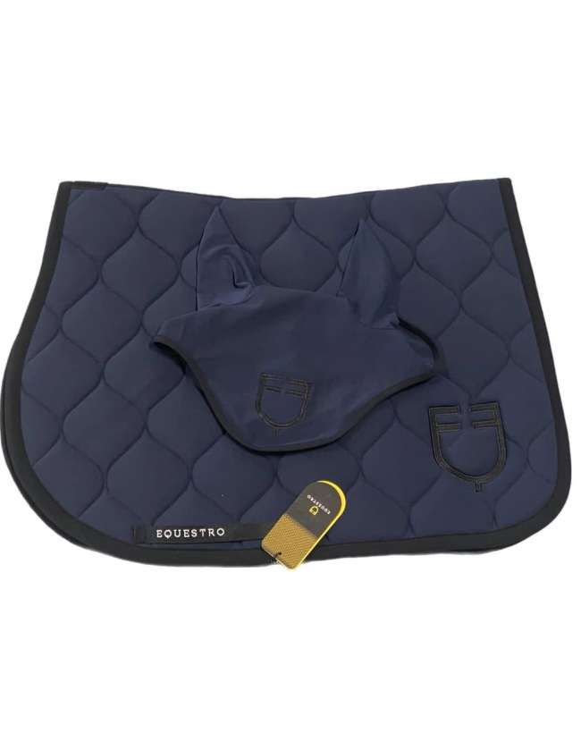 SOTTOSELLA EQUESTRO CON CUFFIA BLU