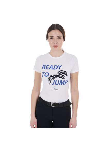 T-SHIRT EQUESTRO DONNA READY TO JUMP