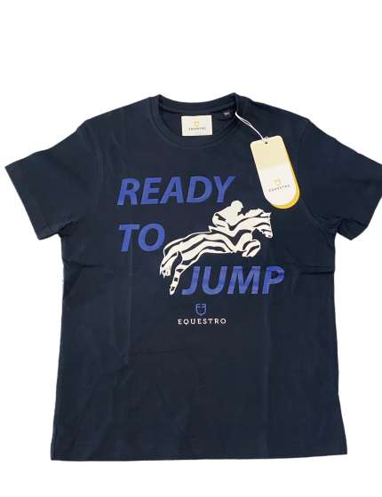 T-SHIRT EQUESTRO BAMBINA READY TO JUMP