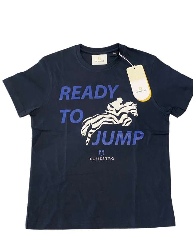 T-SHIRT EQUESTRO BAMBINA READY TO JUMP