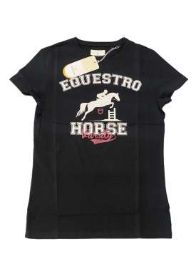 T-SHIRT DONNA EQUESTRO HORSE