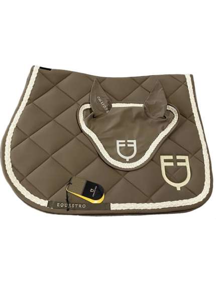 SOTTOSELLA E CUFFIA EQUESTRO MARRONE