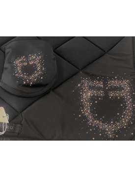 SOTTO SELLA EQUESTRO PONY CON CUFFIA LOGO STRASSS-29778