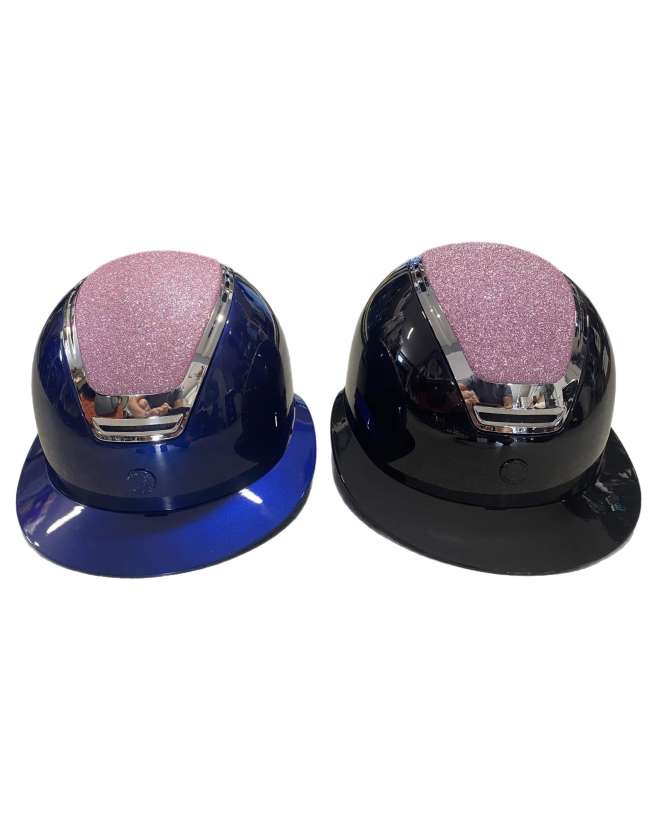 CASCO EQUITAZIONE WINNER VISIERA LARGA GLITTER ROSA
